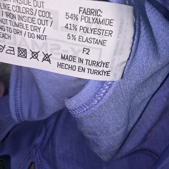 NWOT Alphalete Cutout Racerback Digital Violet Stratus Sports Bra Size: XS - Picture 7 of 7